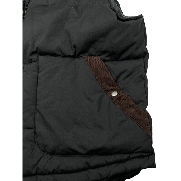 St. John’s Bay – Men’s Black Puffer Sleeveless Vest – Size XL - Picture 4 of 8